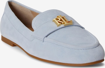Lauren Ralph Lauren Classic Flats 'AVERI III' in Blue: front