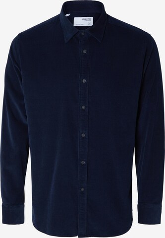 Camicia 'Regowen' di SELECTED HOMME in blu: frontale