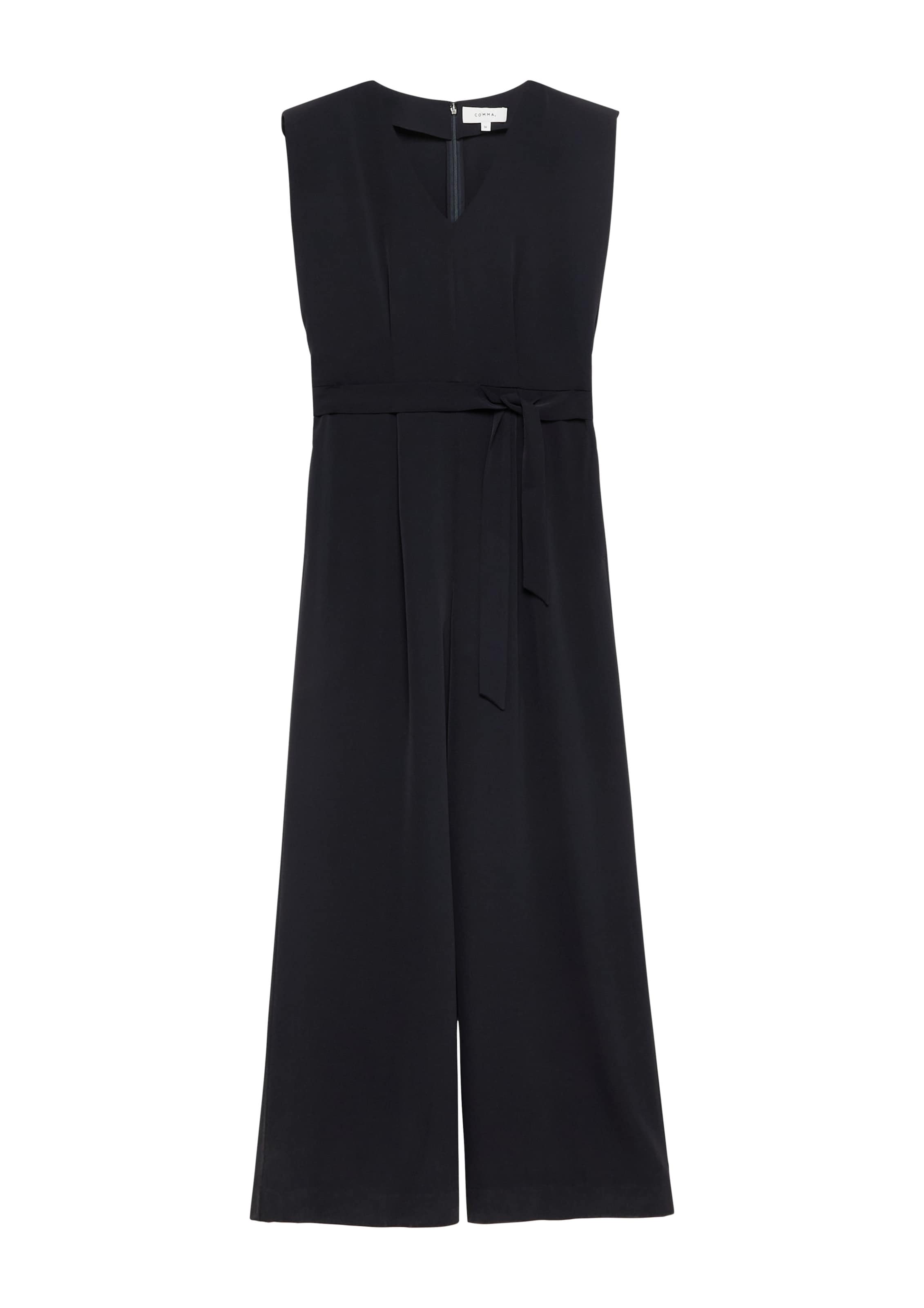 COMMA Jumpsuit in Blauw: voorkant