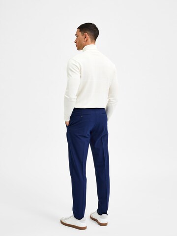 Regular Pantalon à plis 'Josh' SELECTED HOMME en bleu