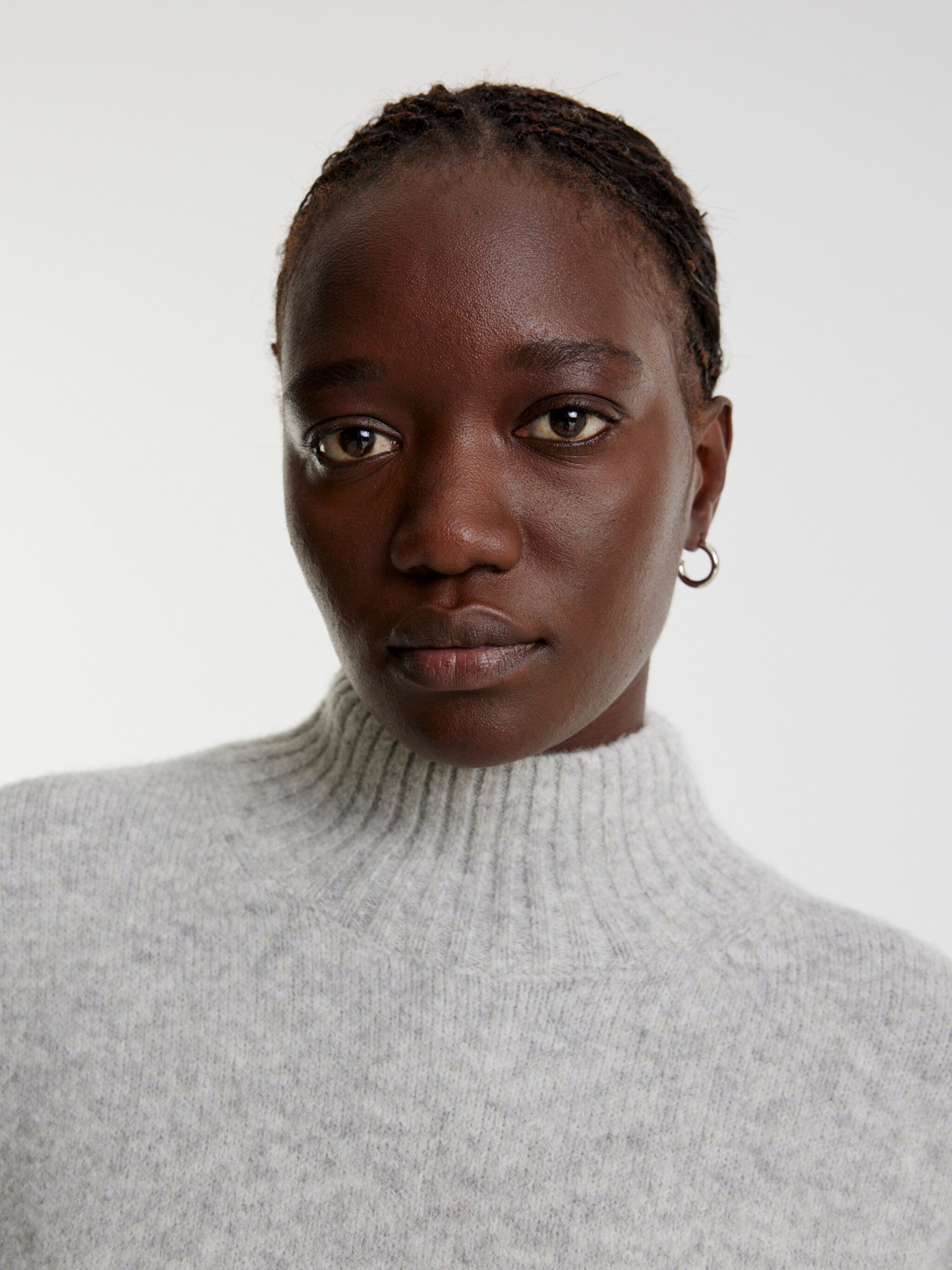 EDITED Produits Pull-over oversize 'Jella' gris clair