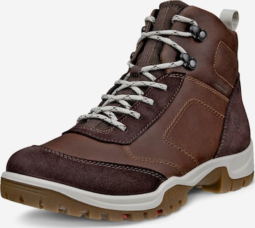 ECCO Schnürstiefelette in Braun: Vorderseite