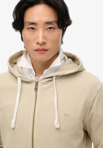 Superdry Sweat jacket 'Essential' in Green