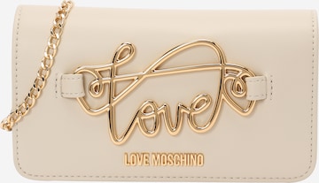 smėlio Love Moschino Rankinė su ilgu dirželiu: priekis