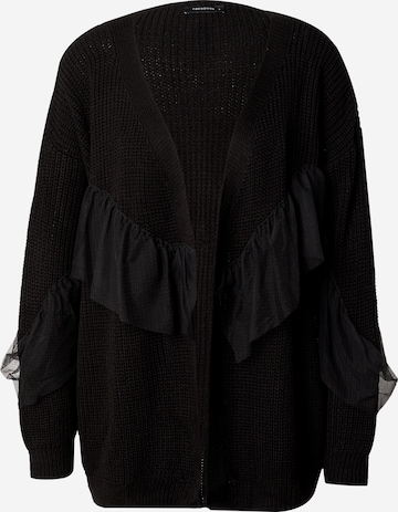 Cardigan Trendyol en noir : devant