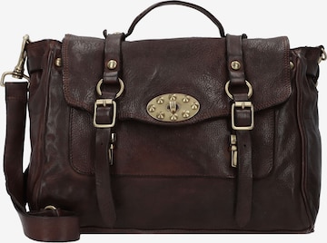 Campomaggi Crossbody Bag in Brown: front