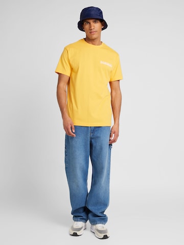 NAPAPIJRI - Camisa 'FABER' em amarelo
