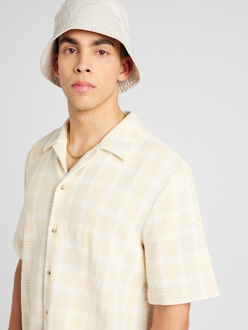 Won Hundred Comfort fit Button Up Shirt 'Kenny' in Beige