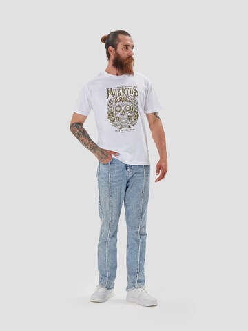 Oldskull Shirt 'Day Of The Dead Skull' in White