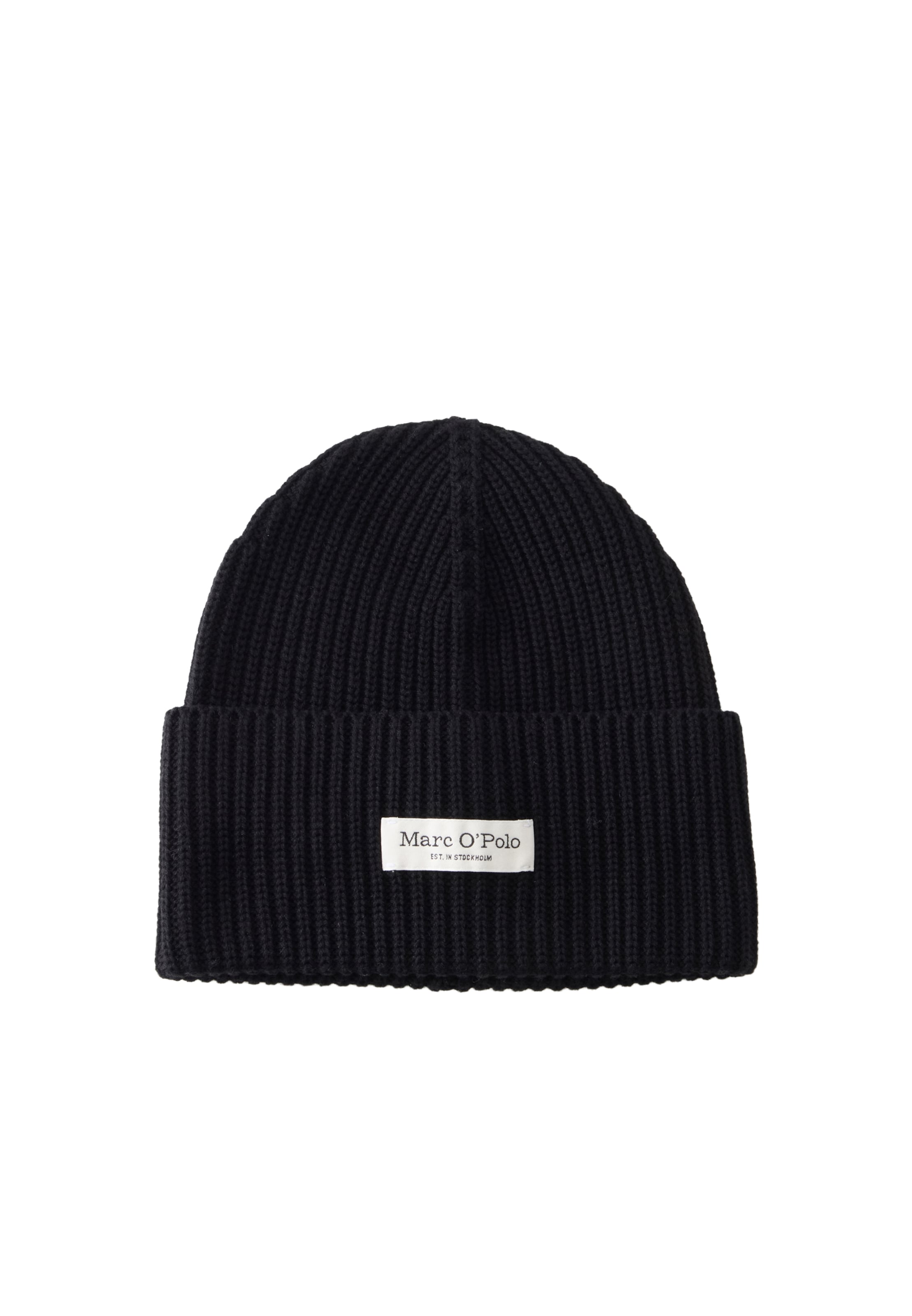 Marc O'Polo - Gorra en negro: frente