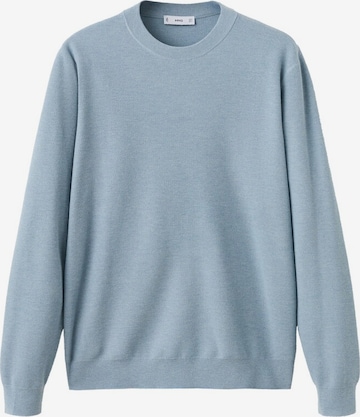 MANGO MAN Pullover 'Ten' in Blau: Vorderseite