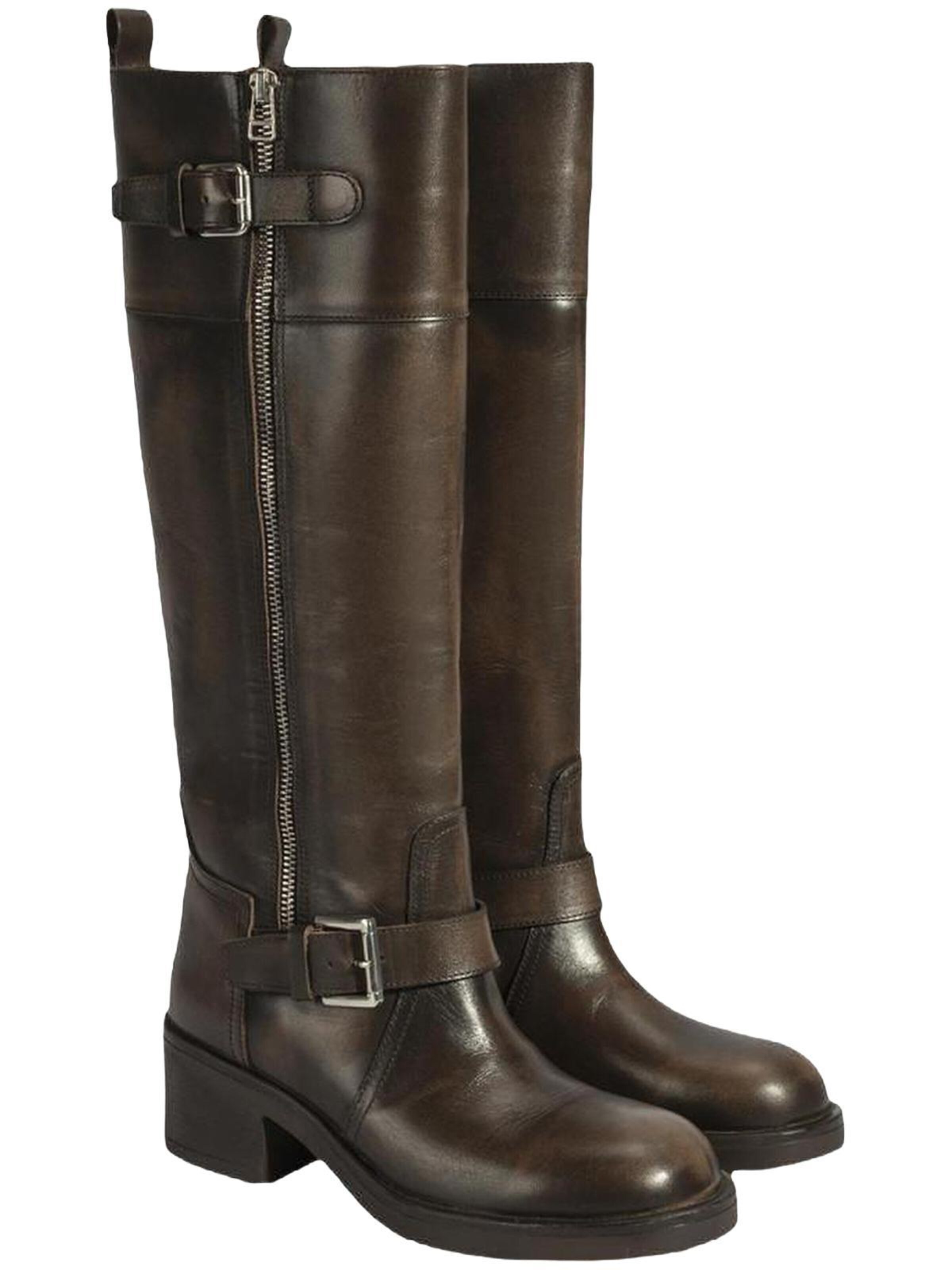 Desa Stiefel 'Overknee-Stiefel'‌‌‌‌‌ in Braun: Vorderseite