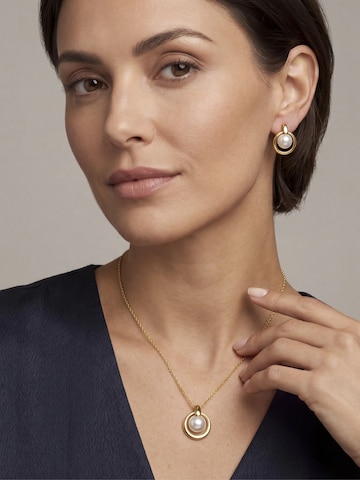 LUXBYLUX Earrings in White: front