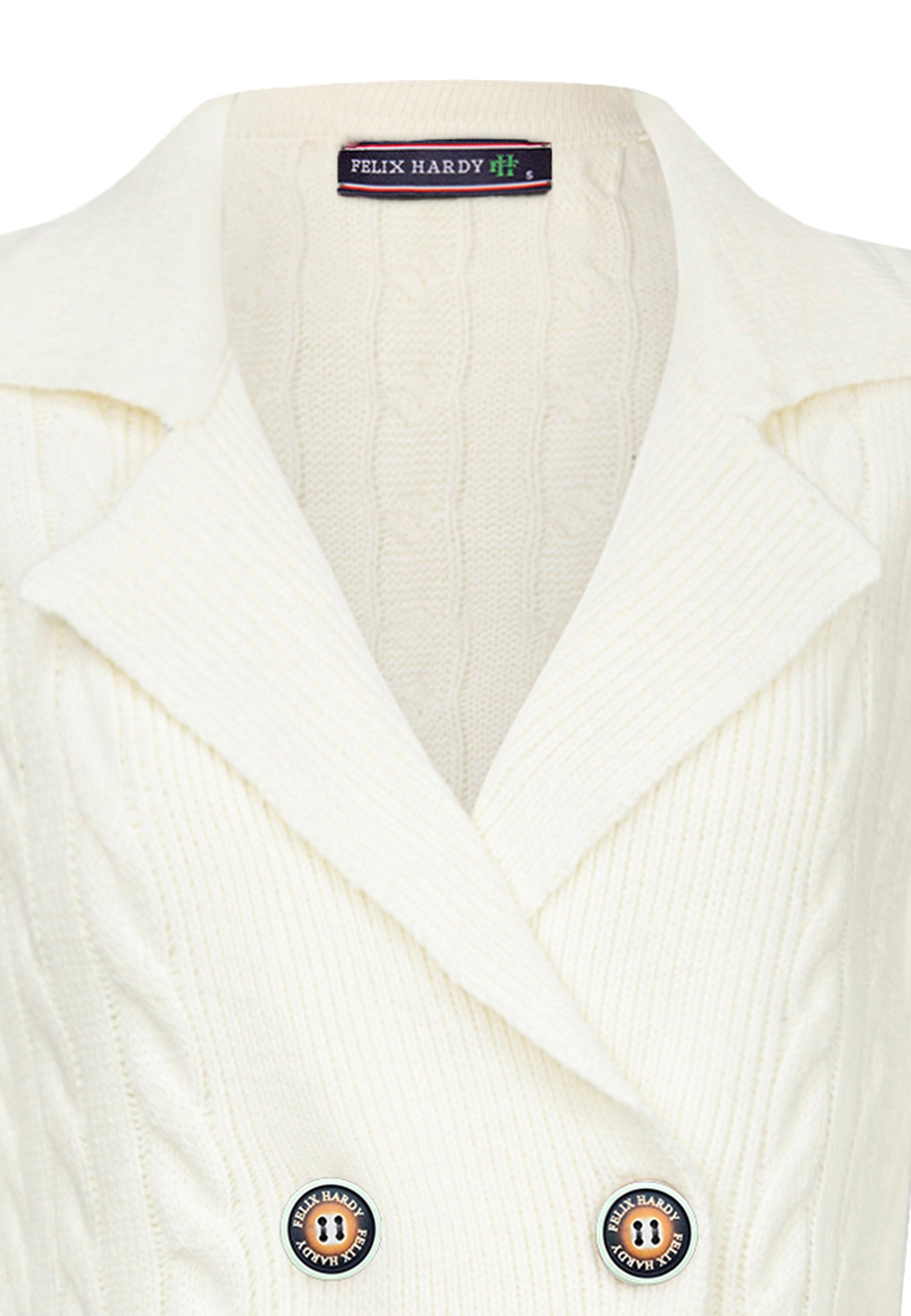 Felix Hardy Stickad klänning i vit