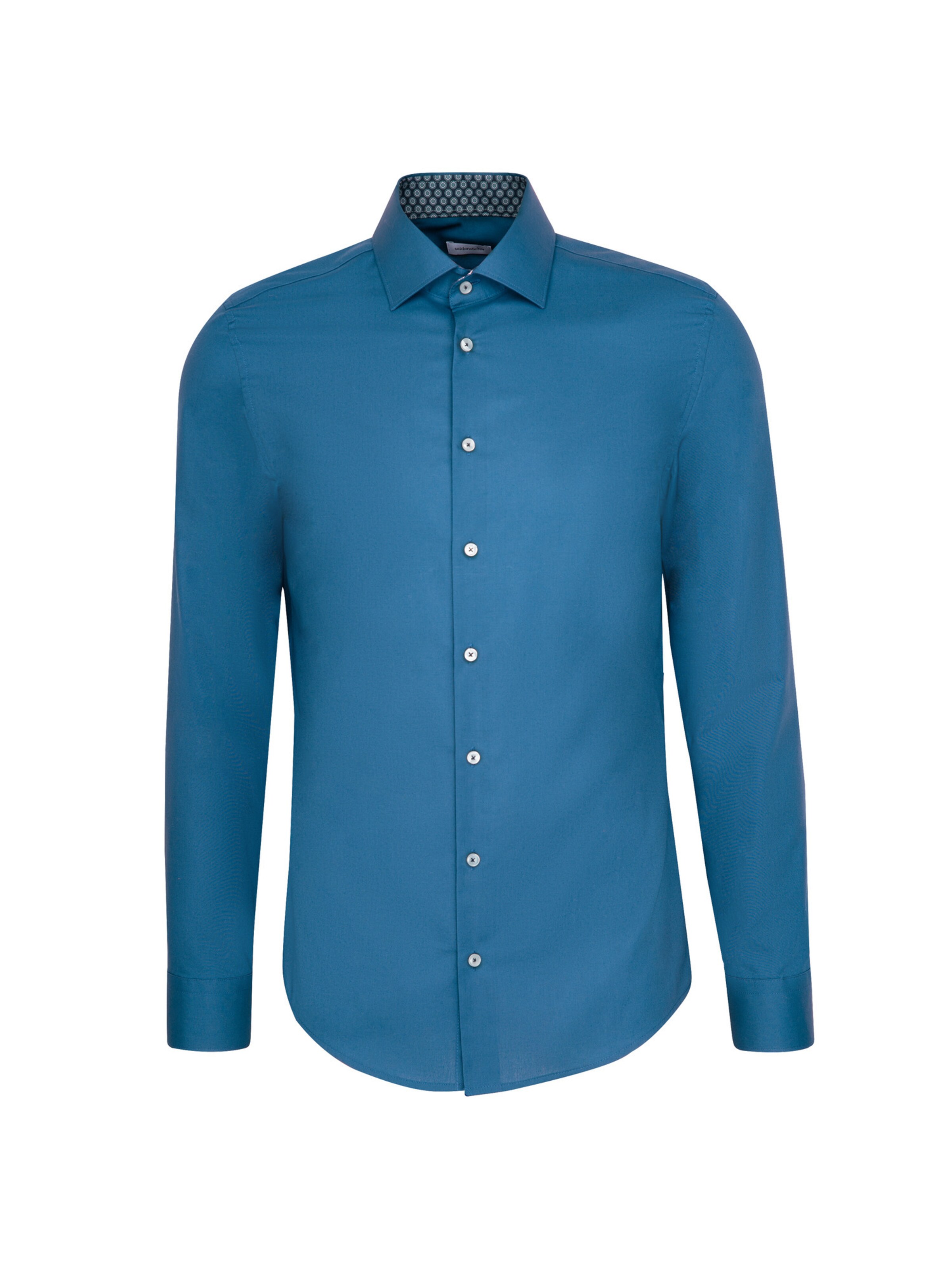 SEIDENSTICKER Business shirt 'Schwarze Rose' in Green: front