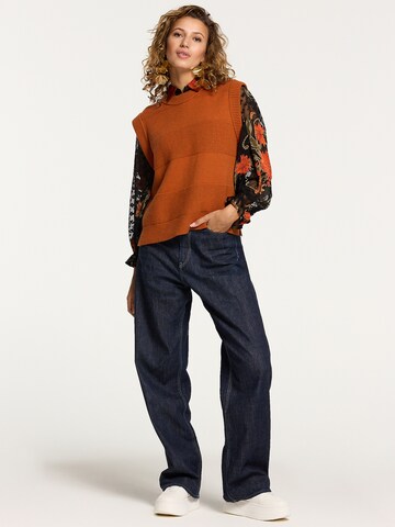 Shiwi - Pullover 'Vienna Cable' em laranja