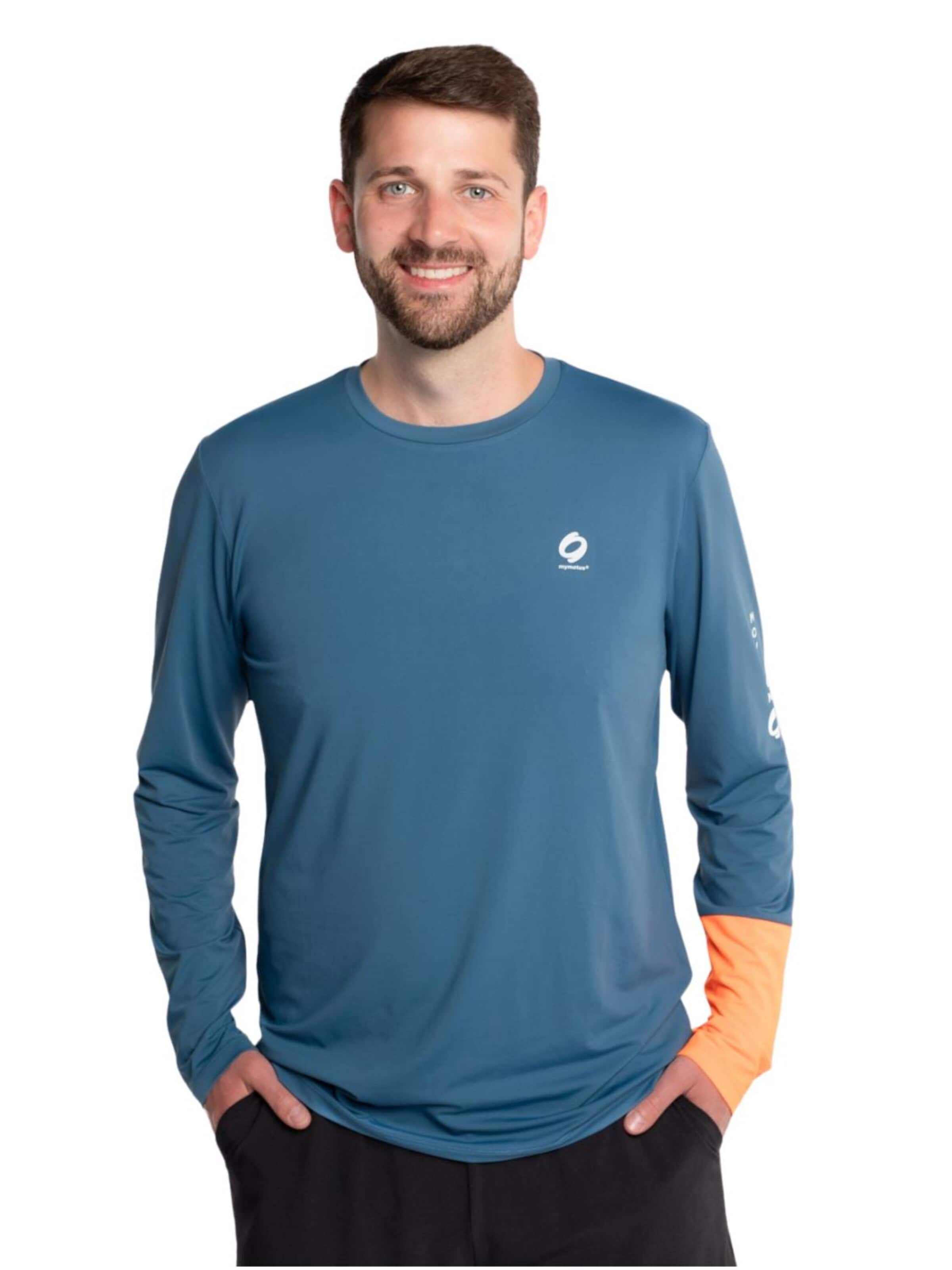 mymotus Functioneel shirt in Blauw: voorkant