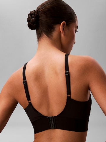 Calvin Klein Swimwear Bustier Bikinitop in Zwart