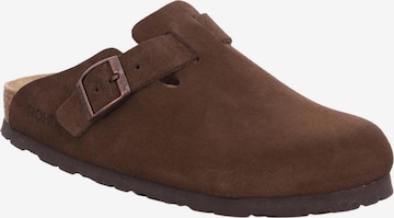 ROHDE Clogs 'Alba' in Braun: Vorderseite