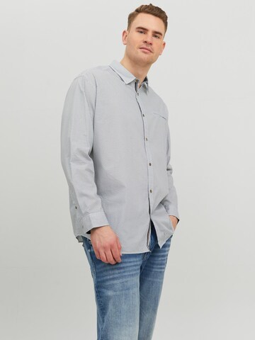 Jack & Jones Plus Regular fit Риза в бяло