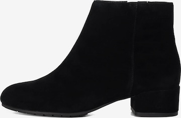 Bottines Dune LONDON en noir : devant