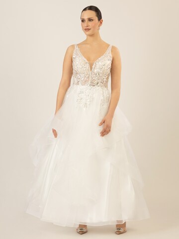 APART Evening Dress in White