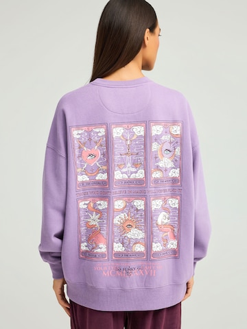 Sweat-shirt Funky Buddha en violet