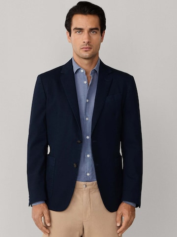 Hackett London Slim fit Colbert in Blauw: voorkant