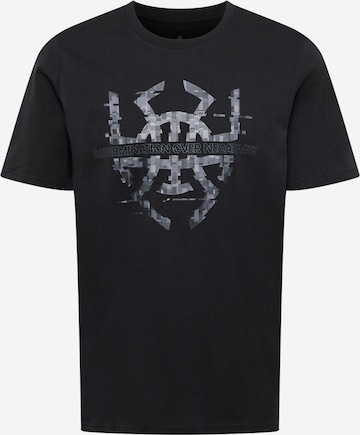 T-Shirt fonctionnel ADIDAS PERFORMANCE en noir : devant