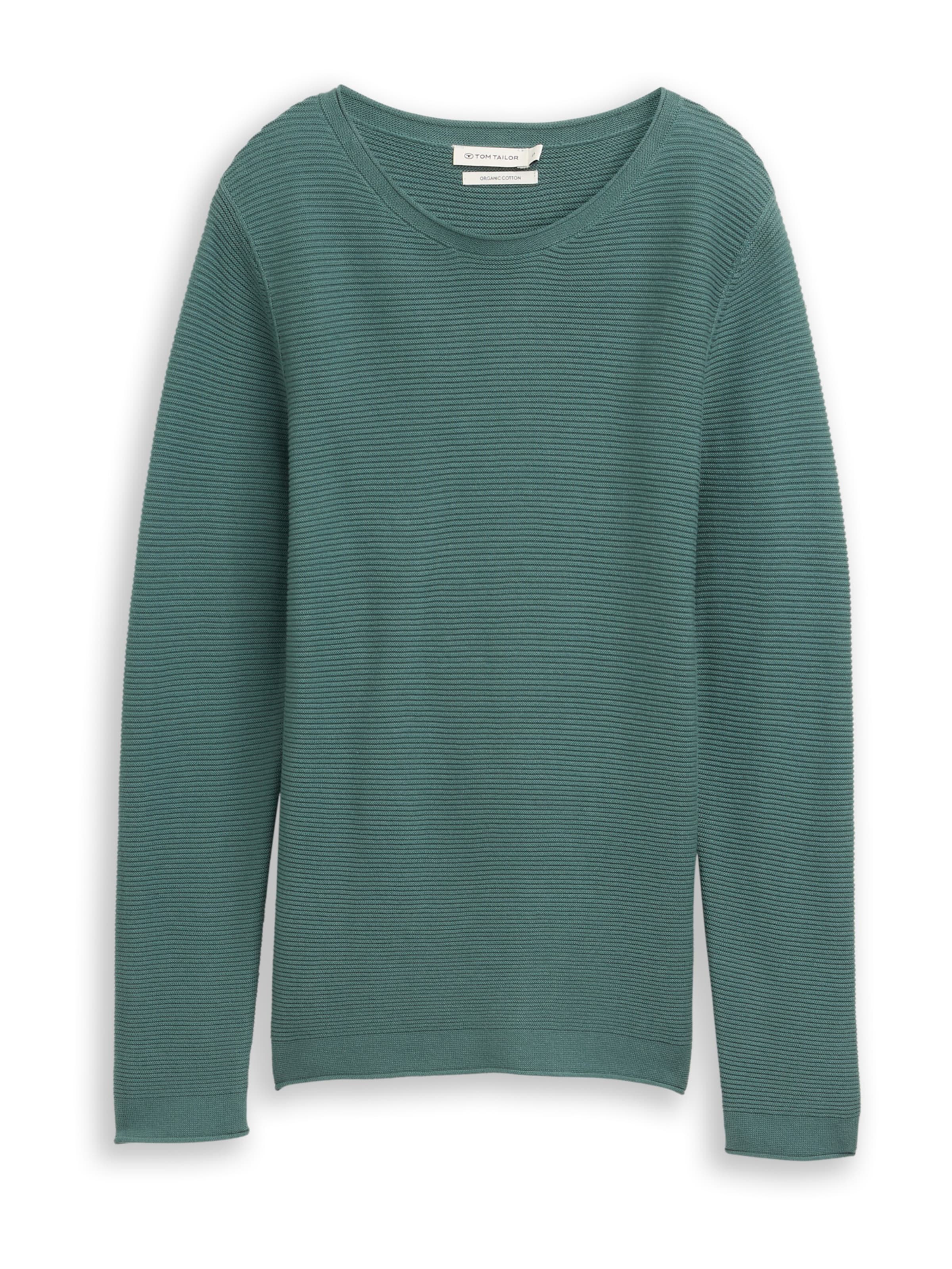 TOM TAILOR Svetr – zelená: přední strana