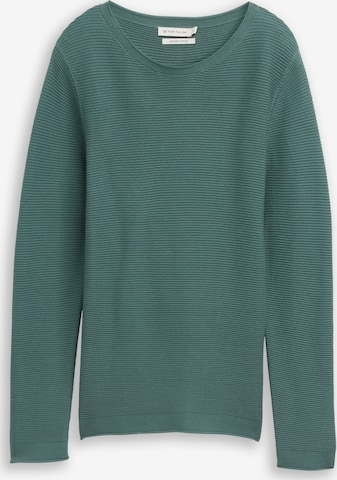 TOM TAILOR Sweter w kolorze zielony: przód