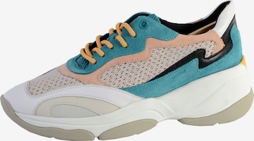 GEOX Sportlicher Schnürschuh in Blau: Vorderseite
