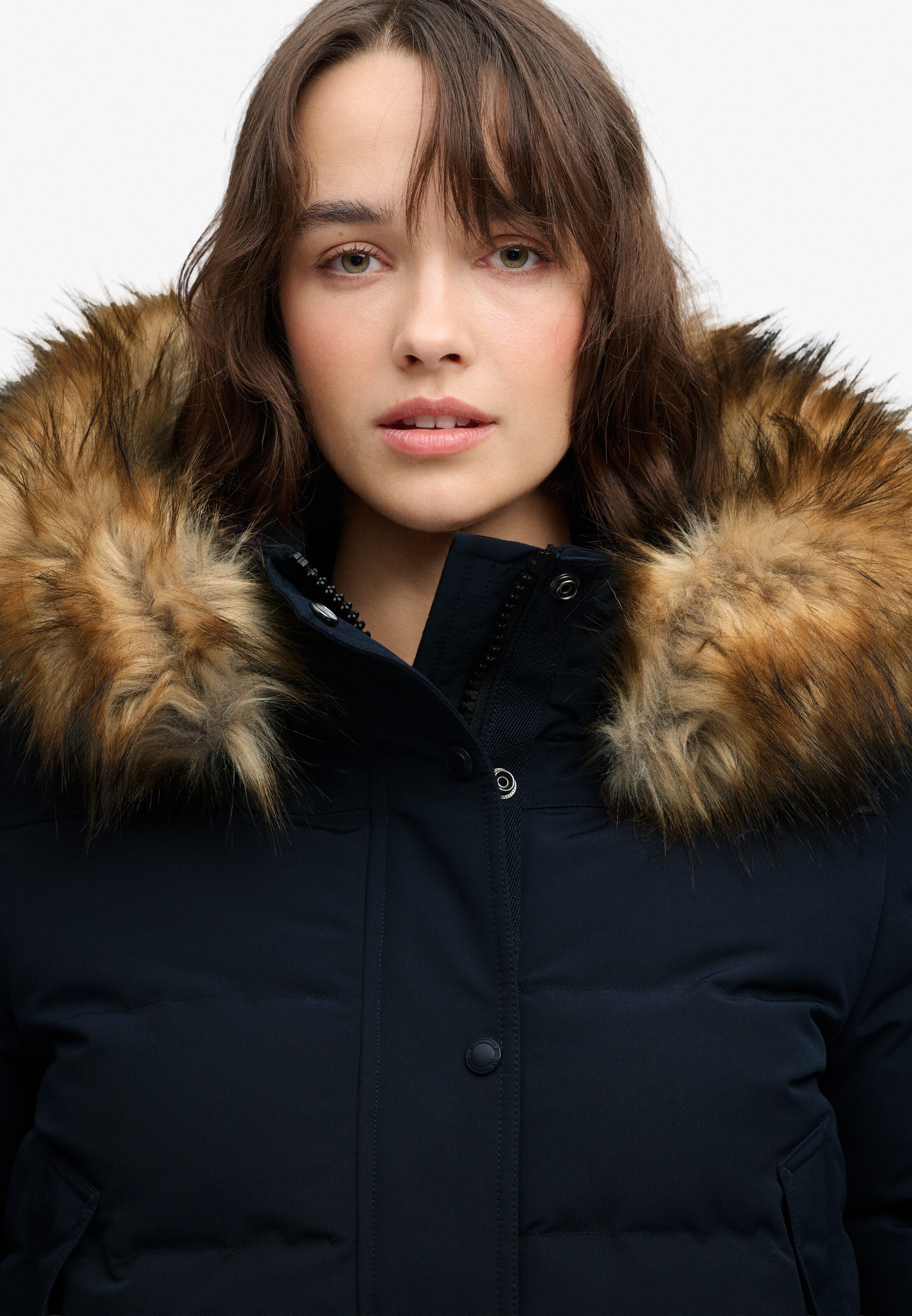 Superdry & Co Winter Jacket 'Everest' in Blue