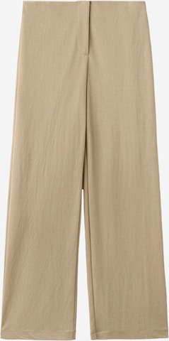 MANGO Wide leg Trousers 'CAN' in Brown: front