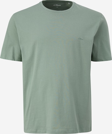 T-Shirt s.Oliver en vert : devant