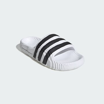 Saboți 'Adilette 22' de la ADIDAS ORIGINALS pe alb