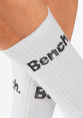 BENCH Athletic Socks in White