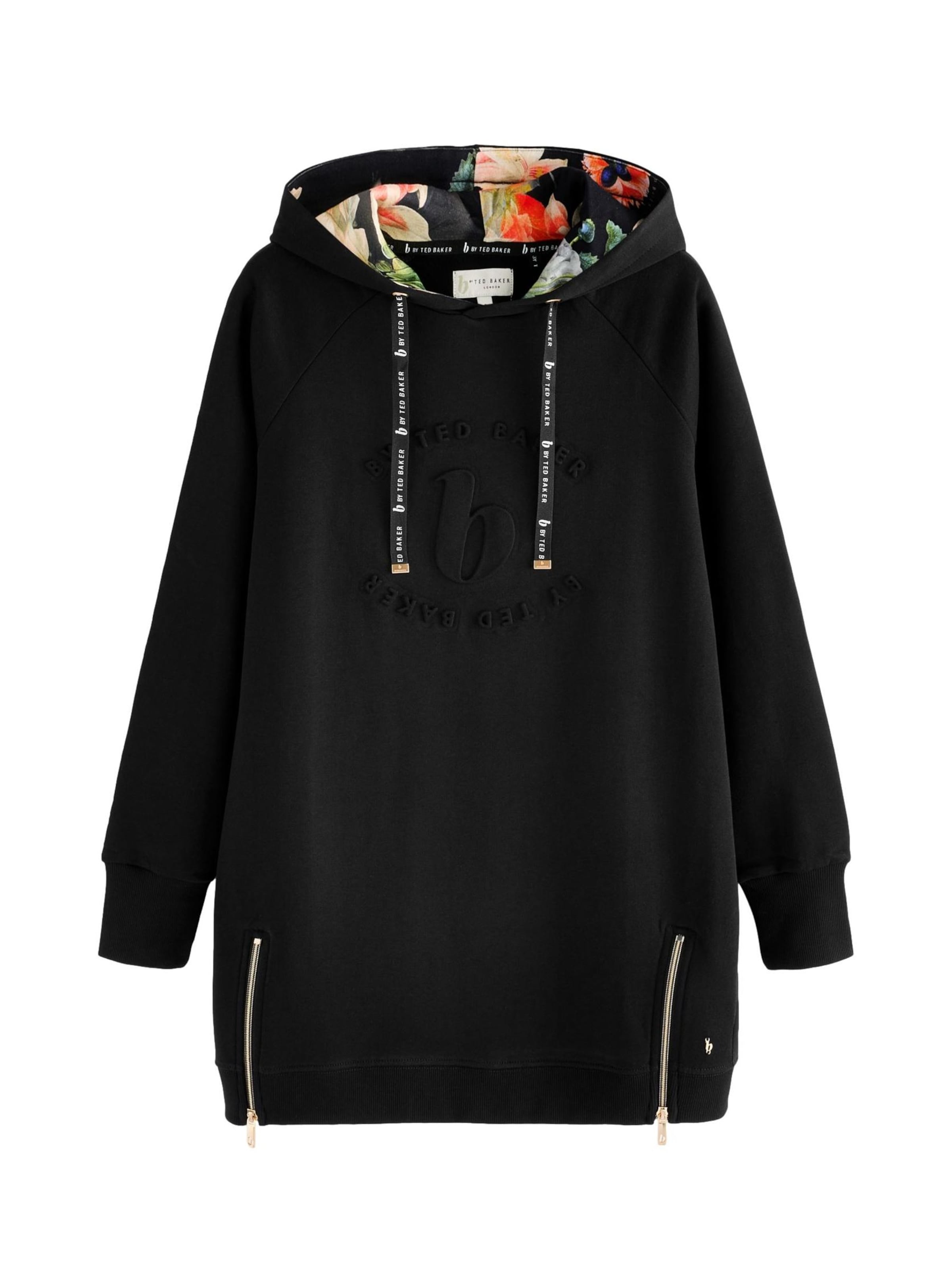 Sweat-shirt B by Ted Baker en noir : devant