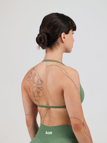 neverover - Bustier Sujetador deportivo 'Hue Minimal Strappy Bra' en verde