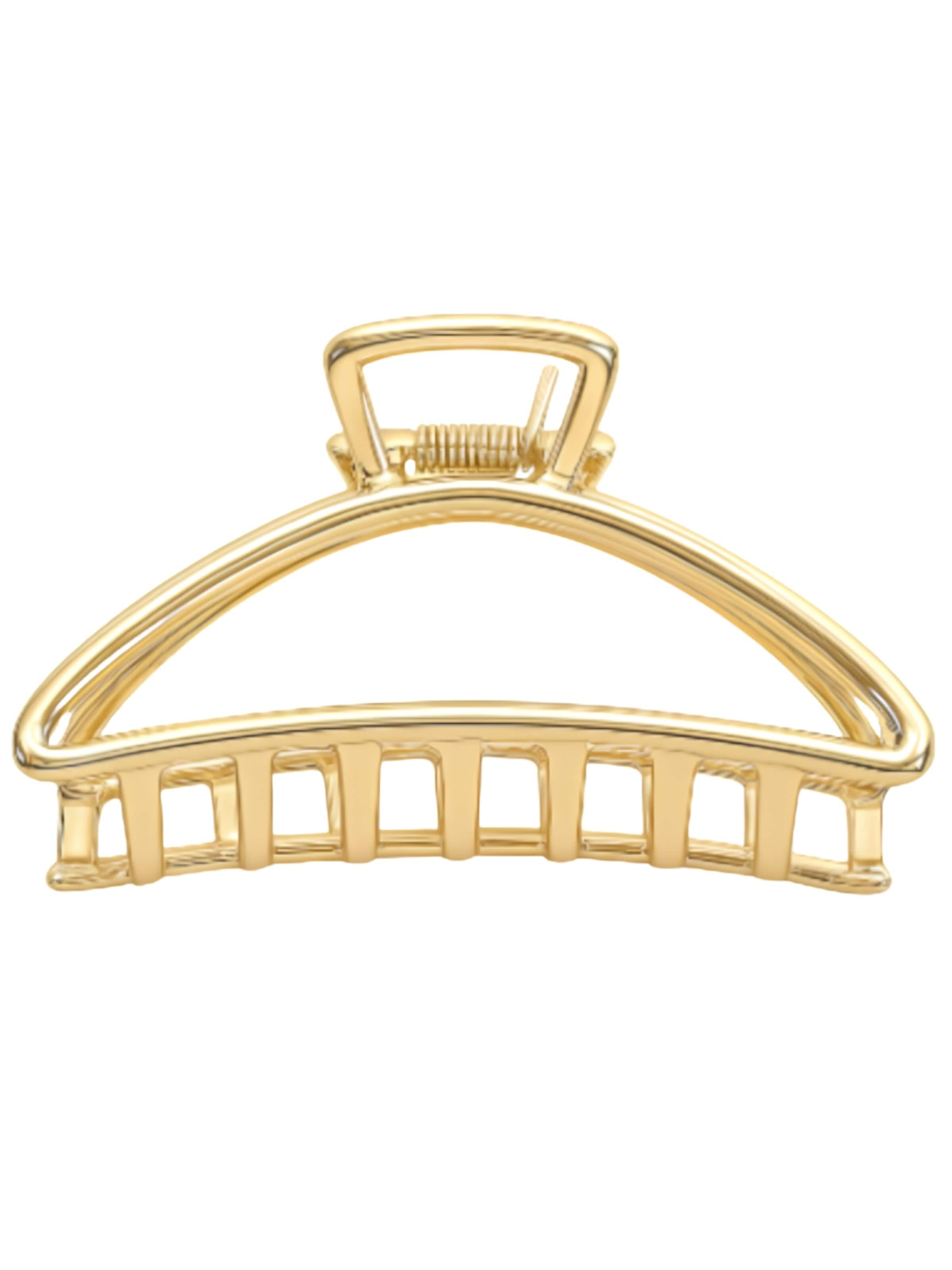 soho Hair accesoires Hair jewelry 'Feeny Extra Small Metal Hair Claw - Gold' in 2.5 cm x 2.5 cm in Gold, Item view