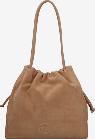 Sac bandoulière 'Dulse' Coccinelle en marron : devant
