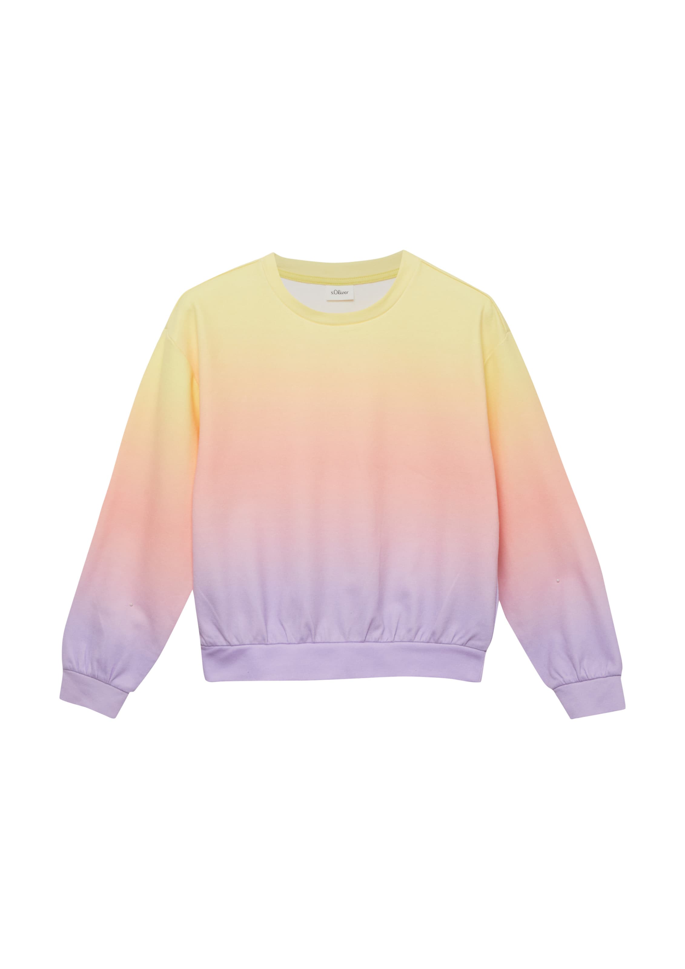 Sweat-shirt s.Oliver en violet : devant