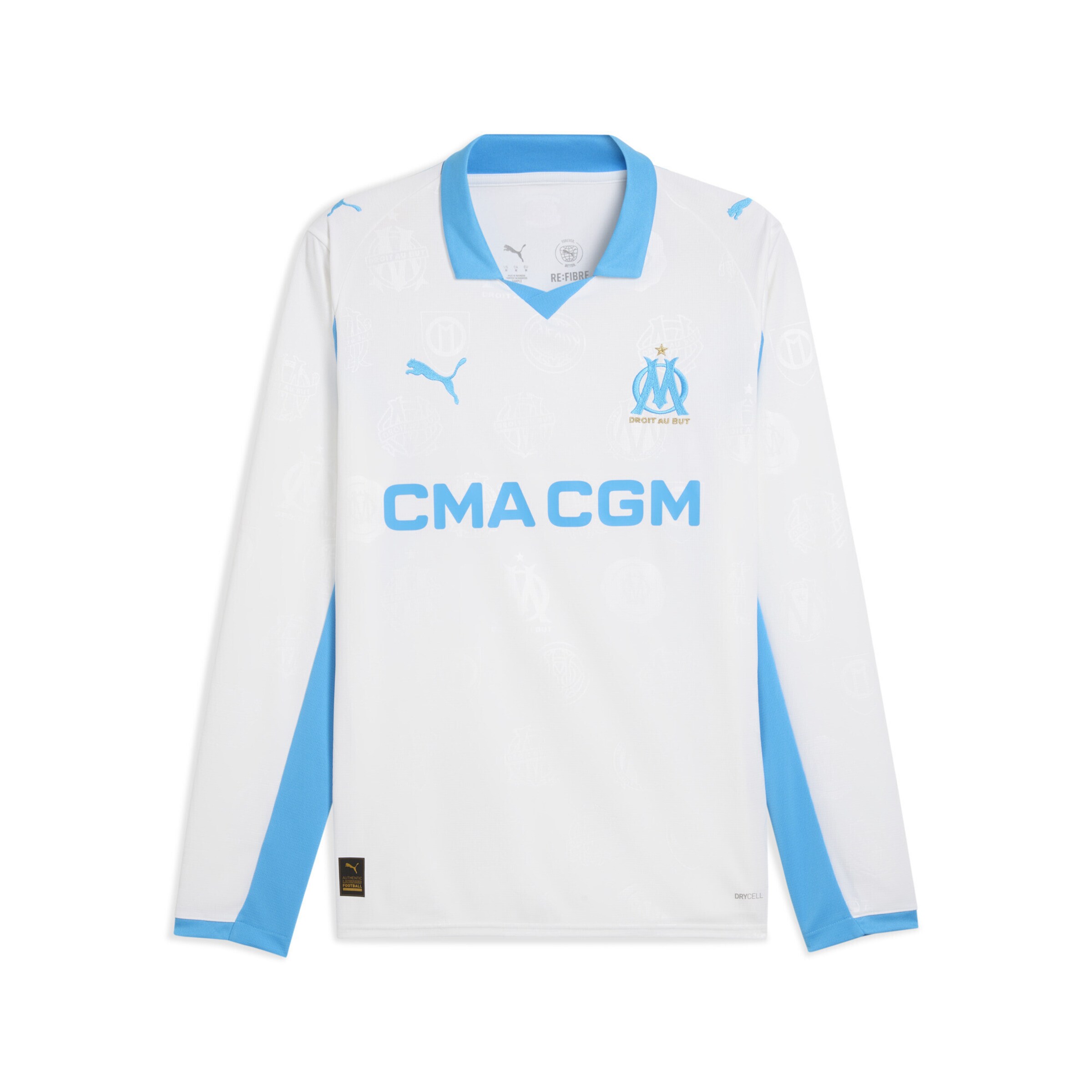 PUMA Jersey 'Olympique de Marseille 25/26' in White: front