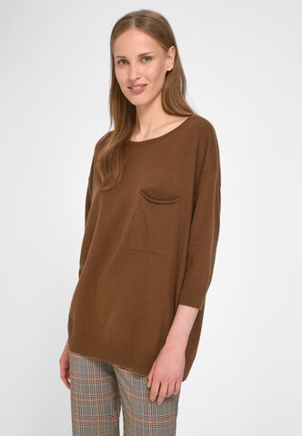 Peter Hahn Pullover in Braun: Vorderseite
