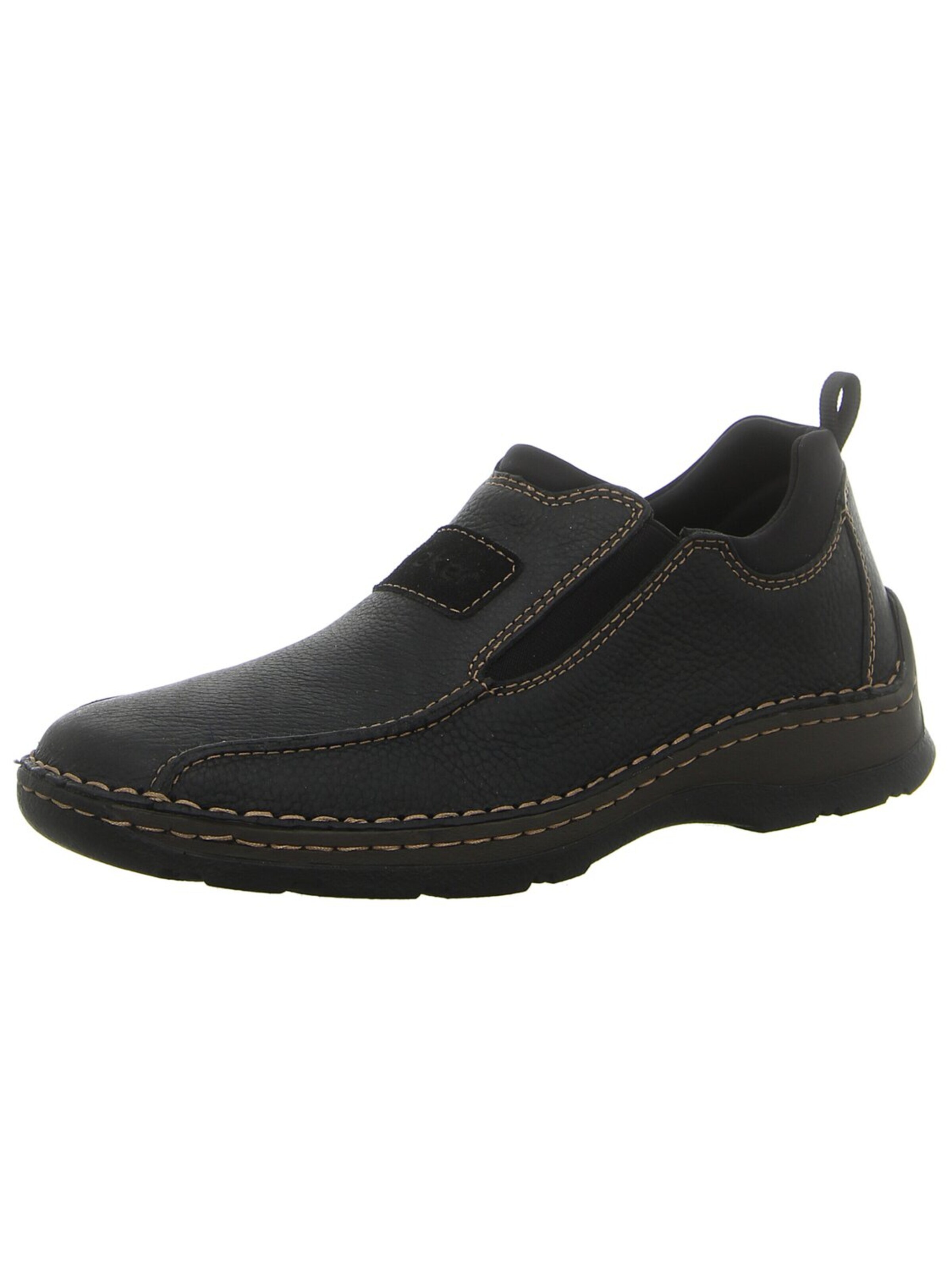 Rieker Zapatillas 'Slipper Herren 8009-00000081--. 1 Echtleder in schwarz' en 40 en negro, Vista del producto