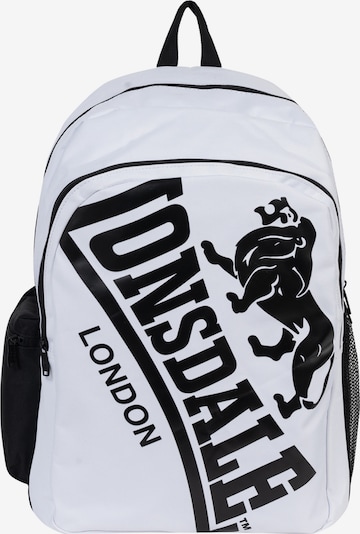 LONSDALE Reppu 'Astbury' värissä musta / valkoinen, Tuotenäkymä