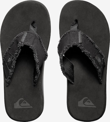 QUIKSILVER T-Bar Sandals 'Monkey Abiss' in Black