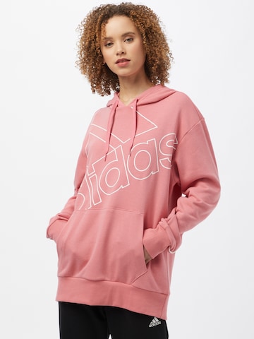 ADIDAS PERFORMANCE Sports sweatshirt 'Favorite Essentials' in Pink: front