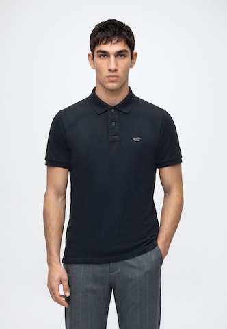 Tricou 'JUL4 INTL EXCLUSIVE' de la HOLLISTER pe negru: față