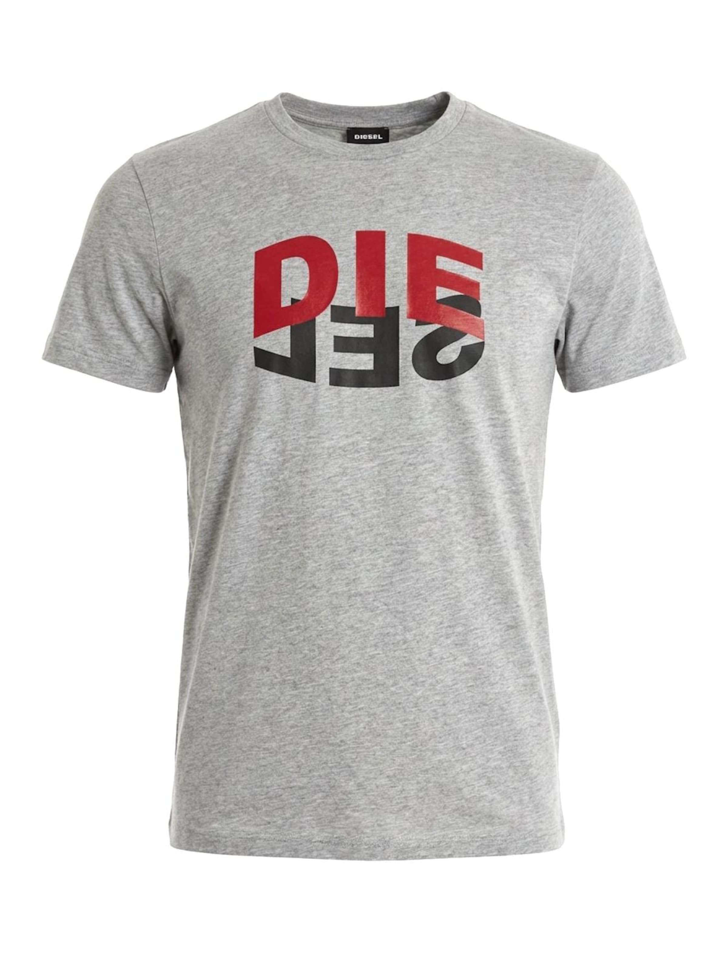 DIESEL Shirt 'T-DIEGOS-N22' in de kleur Grijs, Productweergave